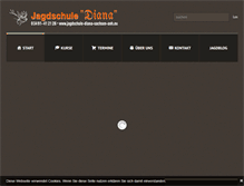 Tablet Screenshot of jagdschule-diana-sachsen-anh.eu